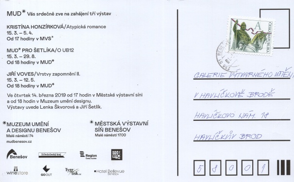 MUD* pro Šetlíka: O UB12; Jiří Voves: Vrstvy zapomnění II.; Kristina Honzírková: Atypická romance