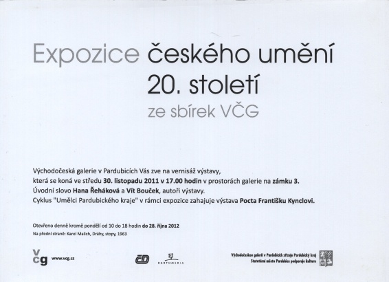 Expozice českého umění 20. století ze sbírek VČG; Pocta Františku Kynclovi