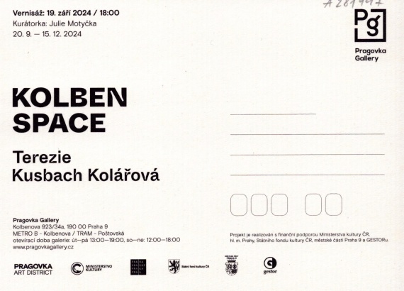 Terezie Kusbach Kolářová: Kolben Space