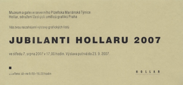 Jubilanti Hollaru 2007: Grafické listy českých umělců