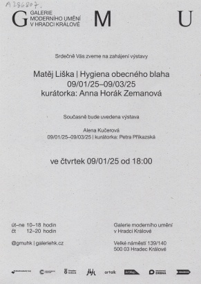 Matěj Liška: Hygiena obecného blaha / Alena Kučerová