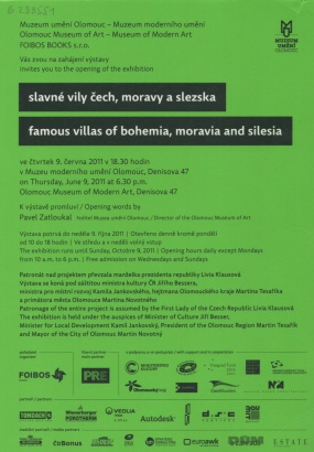 Slavné vily Čech, Moravy a Slezska