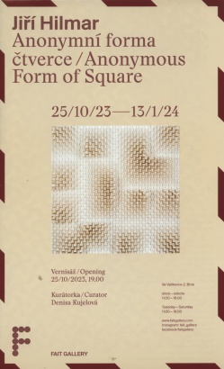 Jiří Hilmar: Anonymní forma čtverce