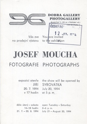 Josef Moucha: Fotografie / Photographs