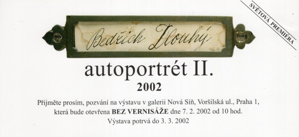 Bedřich Dlouhý: Autoportrét II.