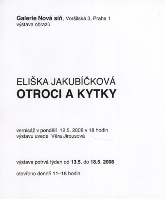 Eliška Jakubíčková: Otroci a kytky