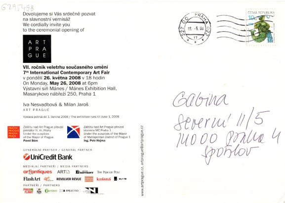 Art Prague 2008: VII. ročník veletrhu současného umění / 7th International Contemporary Art Fair