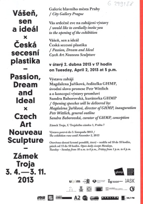 Vášeň, sen a ideál: Česká secesní plastika / Passion, Dream and Ideal: Czech Art Nouveau Sculpture