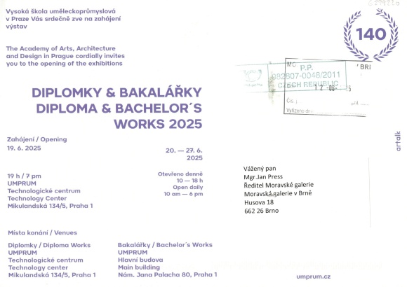Diplomky & bakalářky / Diploma & Bachelor’s Works 2025