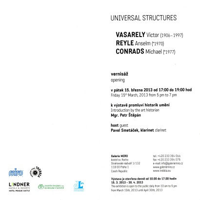 Victor Vasarely, Anselm Reyle, Michael Conrads: Universal Structures
