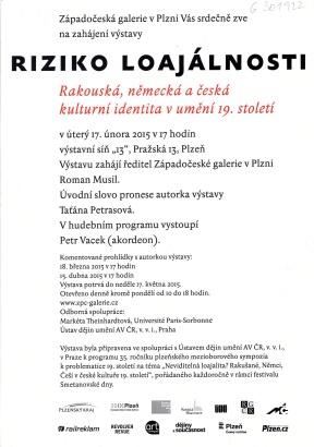 Riziko loajálnosti: Rakouská, německá a česká kulturní identita v umění 19. století