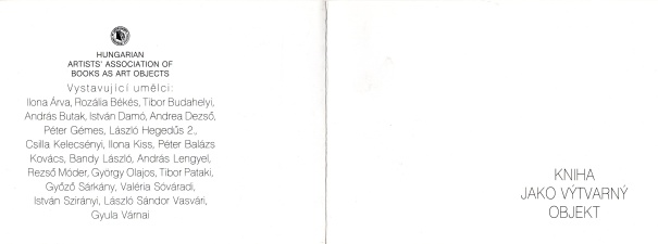 Kniha jako výtvarný objekt
