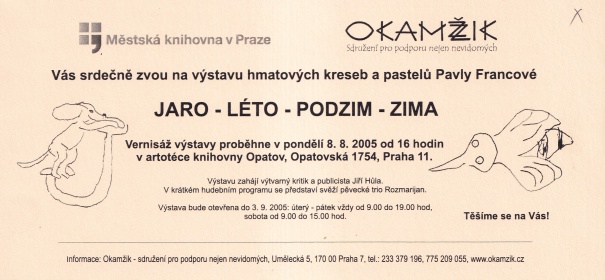 Pavla Francová: Jaro - léto - podzim - zima