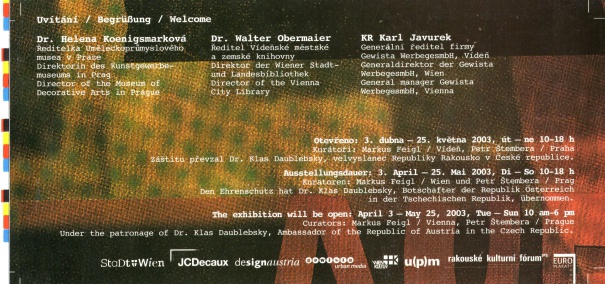 Plakáty z Vídně / Plakate aus Wien / Posters from Vienna